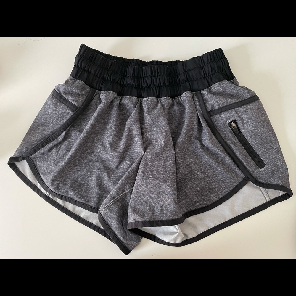 Lululemon Grey Tracker Shorts